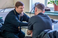 Клирик Елизаветинского храма провел беседу с осужденными, состоящими на учете в уголовно-исполнительной инспекции УФСИН